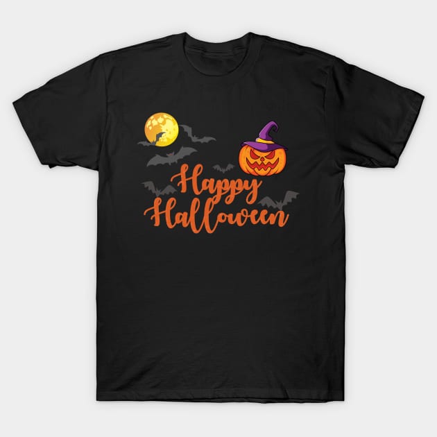 Happy Halloween T-Shirt by NICHE&NICHE